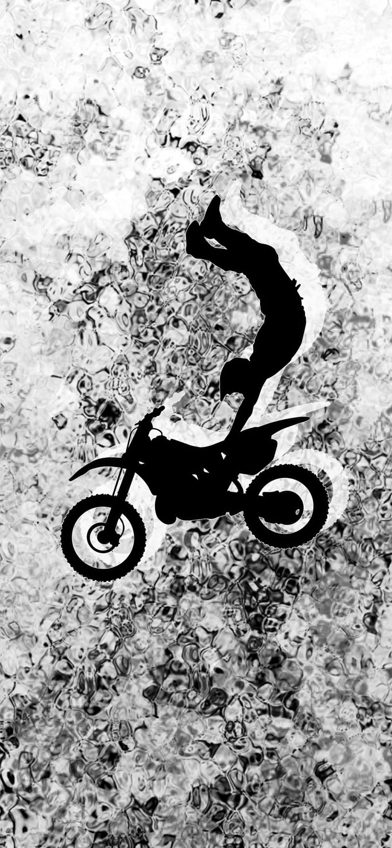 Dirt Biker Stunts, bike, black, dirt, girl, guy, stunts, white, HD phone wallpaper