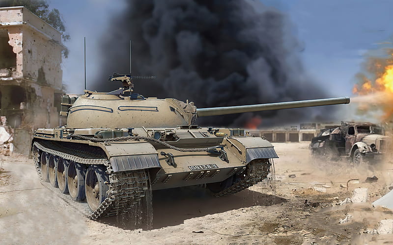 Tiran 5, TI-67, israeli tank, armored vehicles, painted tanks, HD wallpaper