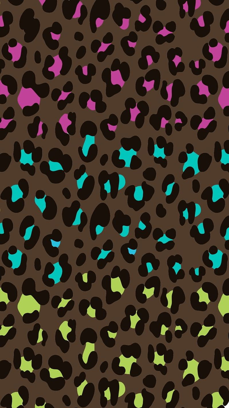 pink and brown leopard wallpaper