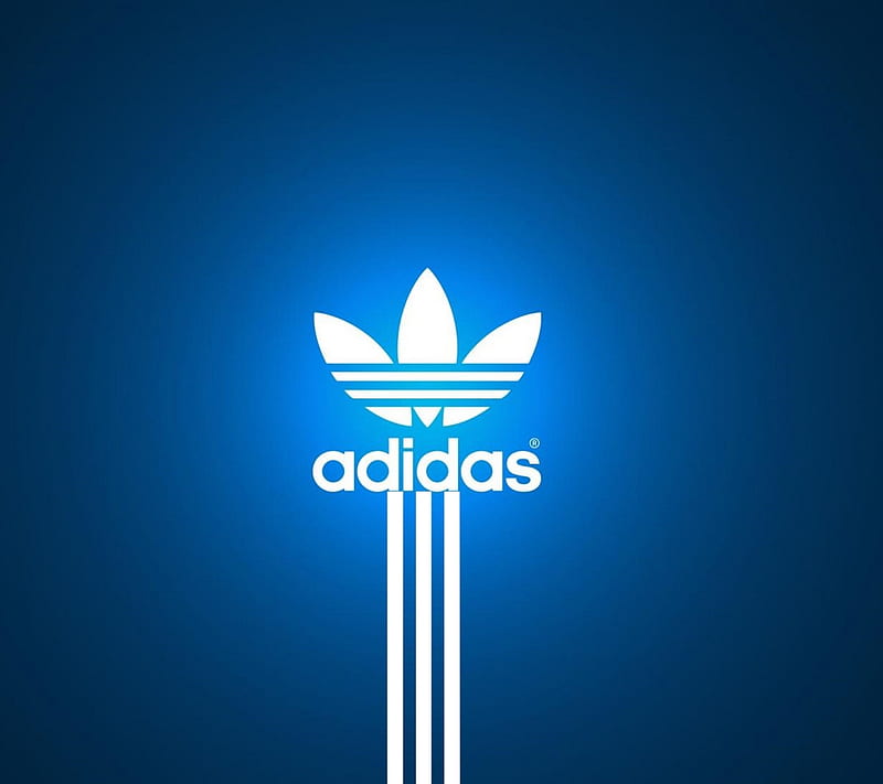 llegada Abrumador incondicional Adidas, azul, logo, blanco, Fondo de pantalla HD | Peakpx