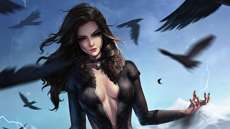 Yennefer Witcher Artwork, yennefer, artwork, artist, artstation, HD wallpaper