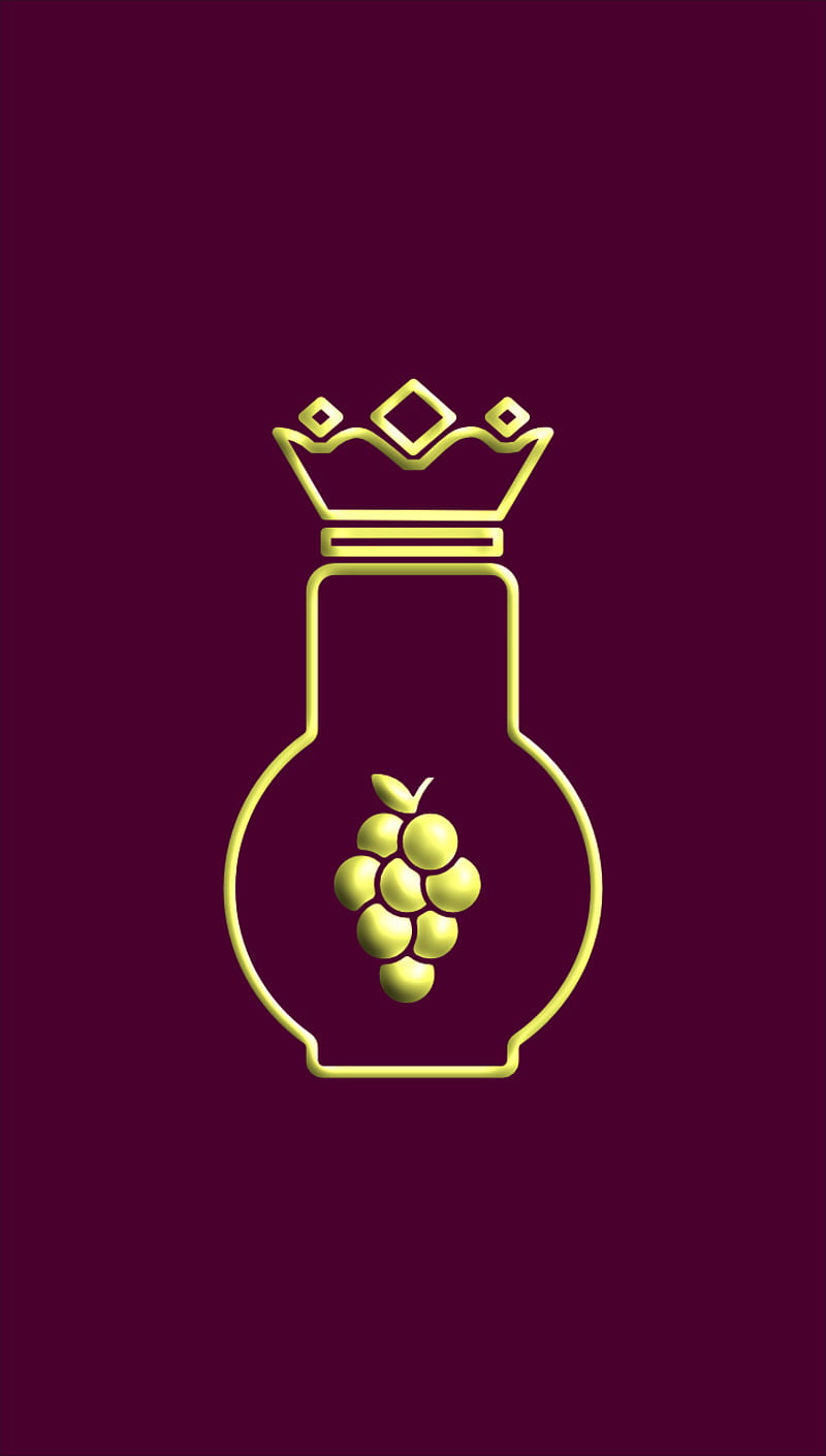 Wine King, 3d, crown, drinks, gold, king, red, wine, HD phone wallpaper