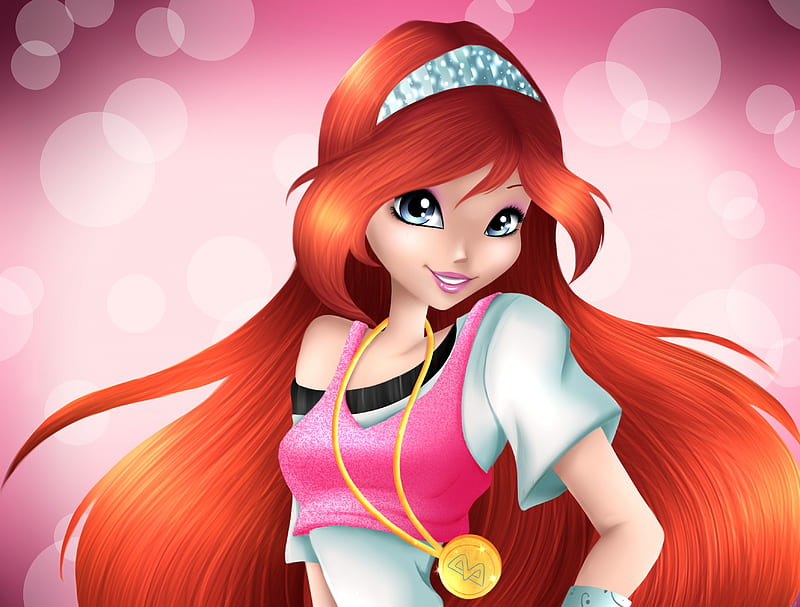 Winx Club, Bloom (Winx Club) , Girl , Red Hair , Long Hair, HD wallpaper