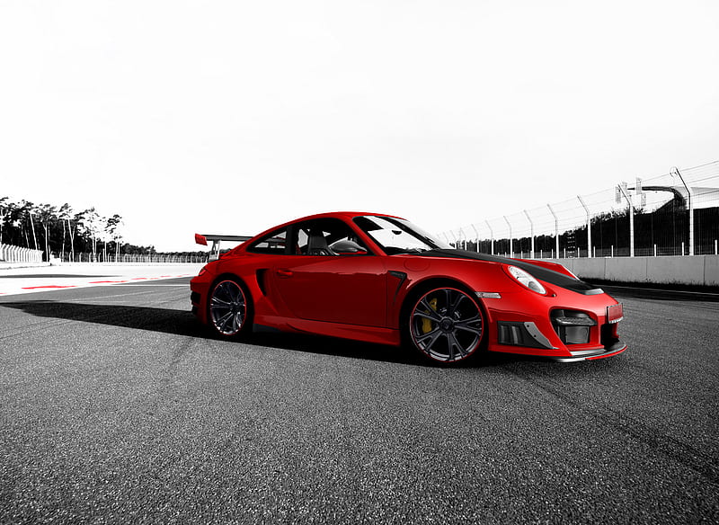 TECHART GTStreet RS Based On The Porsche 911 GT2 RS Red, Car, HD ...