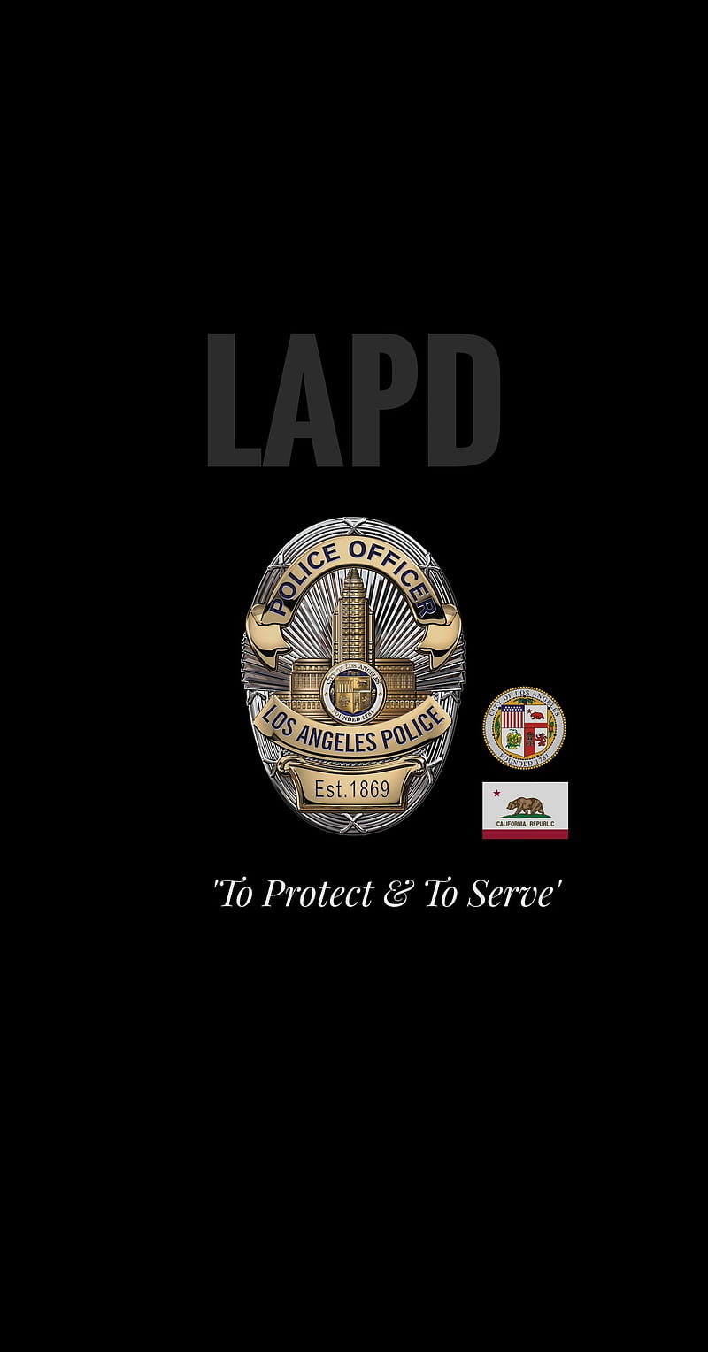 LAPD , lapd, los angeles, police, police department, police officer, HD phone wallpaper
