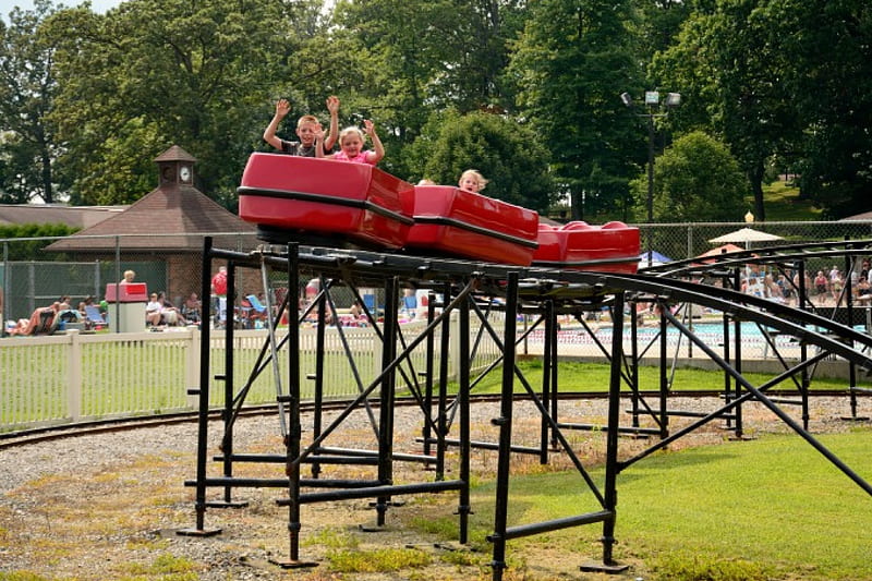 The Kid Coaster, fun park, kid coaster, rollercoaster, kid ride, HD wallpaper