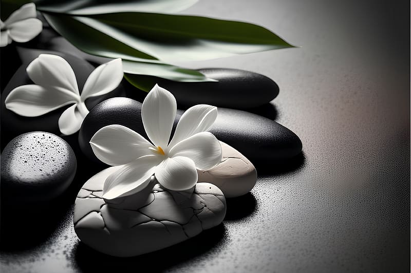 Frangipani Flowers on zen stones, Flowers, Therapy, Frangipani, Aroma, HD wallpaper