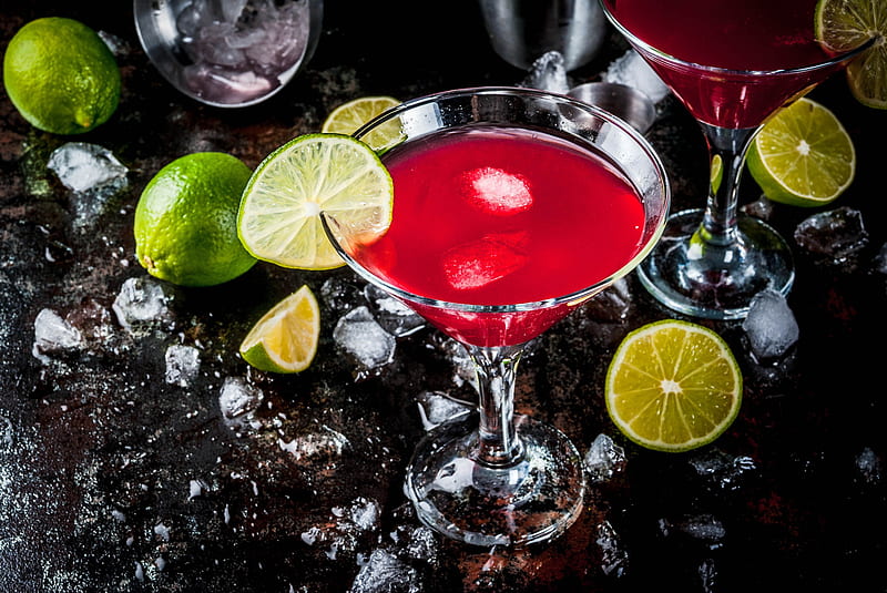 Food, Cocktail, Drink, Glass, Lime, Still Life, HD wallpaper