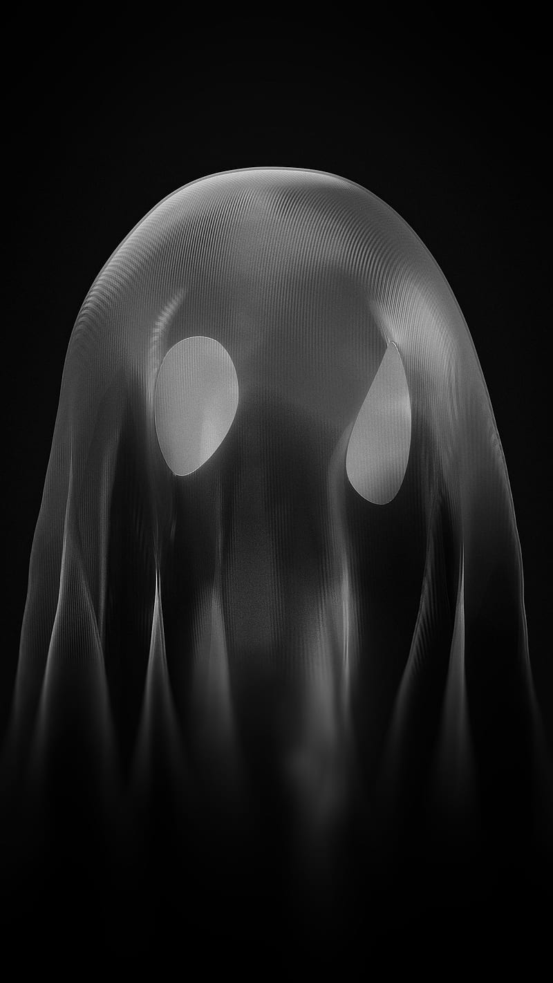Ghost, Jakub, background, black, boo, dark, halloween, hallowen, haloween, scary, spooky, HD phone wallpaper