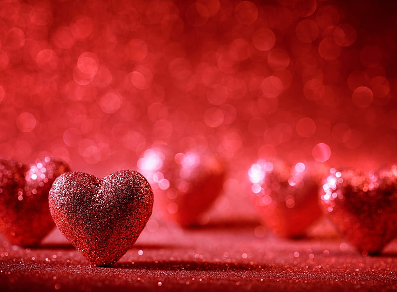 Valentines Day Ultra, Holidays, Valentine's Day, corazones, Glitter, valentinesday, HD wallpaper