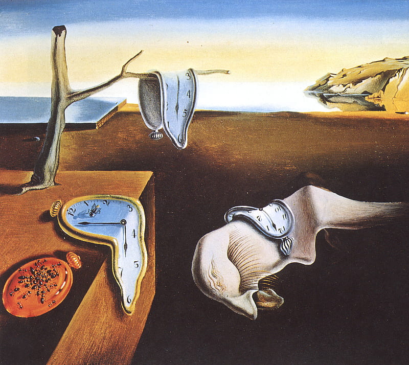 Persistence Of Time, art, painting, salvador dali, surrealism, time, HD wallpaper