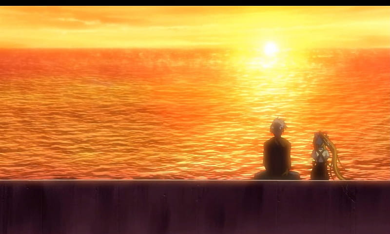 HD anime sunset scene wallpapers | Peakpx