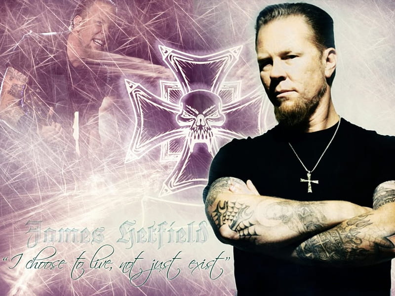 JAMES HETFIELD, metal, metallica, HD wallpaper