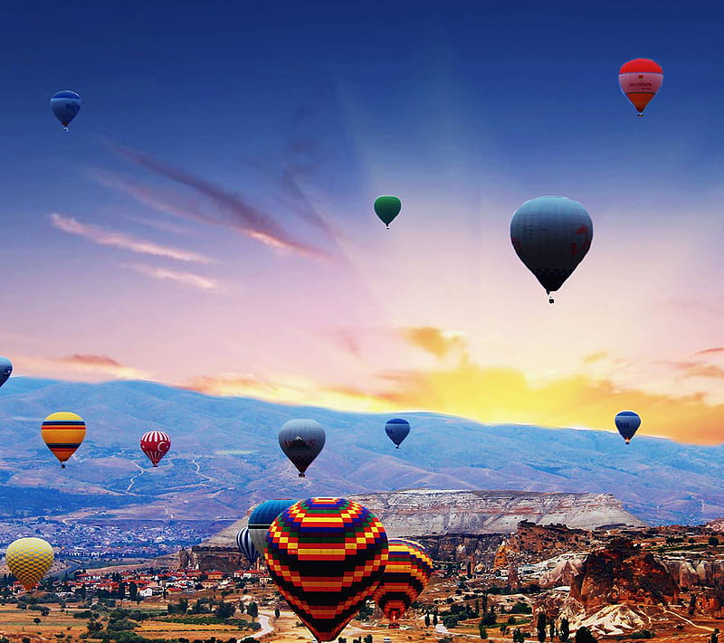 Turkiye- Nevsehir, air ballon, nature, turkey, turkish world-, turkiye, HD wallpaper