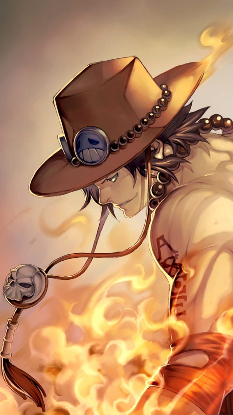 Portgas D Ace, anime, one piece, HD phone wallpaper