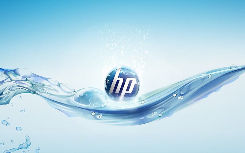 hp computers logo-Digital brand advertising, HD wallpaper