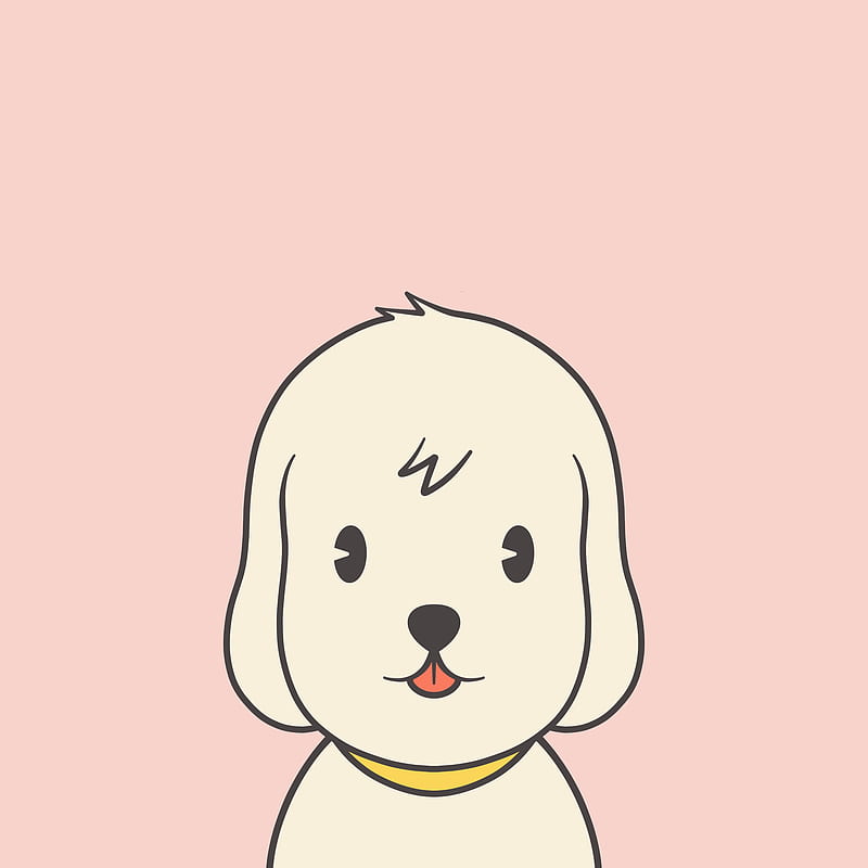 Cute Dog, Louis16art, animal, cartoon, kawai, kawaii, love, lovely, mascot,  pet, HD phone wallpaper | Peakpx