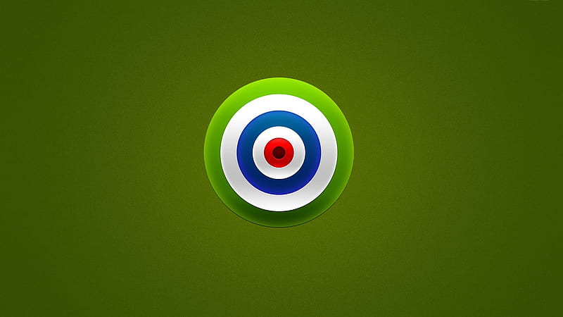 Target Scope With Green Background Target, HD wallpaper