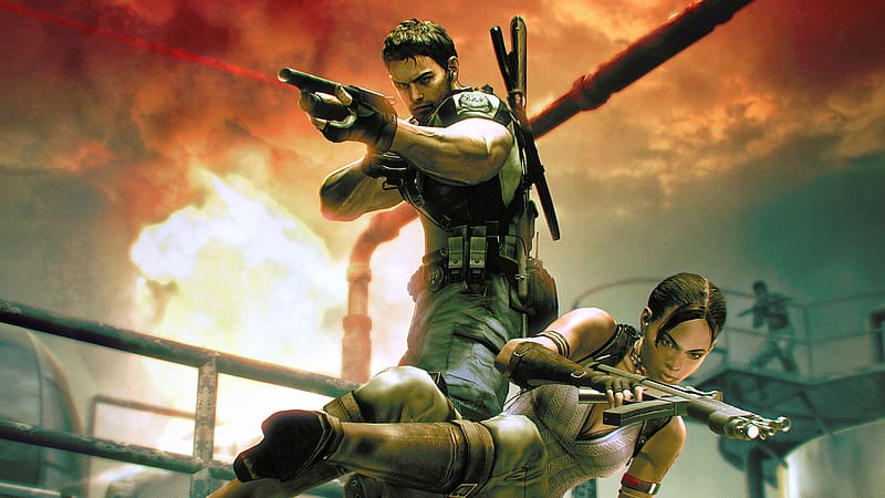 Wallpaper : Resident Evil, comics, Chris Redfield, Resident Evil 5, Sheva  Alomar, screenshot, 1920x1080 px, fiction 1920x1080 - - 549716 - HD  Wallpapers - WallHere