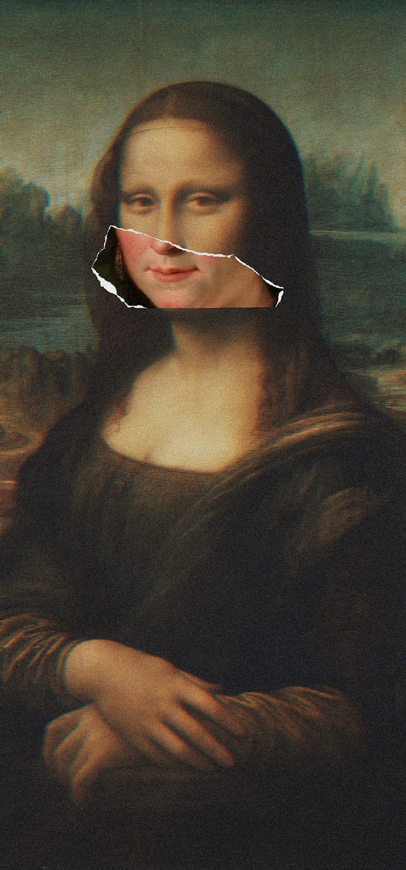 Mona Lisa art, mona lisa, perspectivas, pintura, HD phone wallpaper
