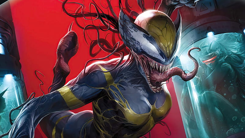 Edge Of Venom Verse, venom, superheroes, artwork, HD wallpaper