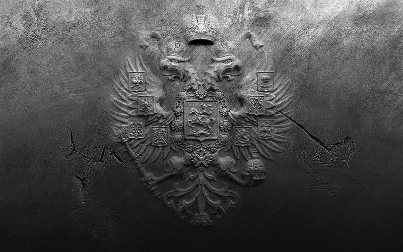 Russia, wall, coat of arms, HD wallpaper