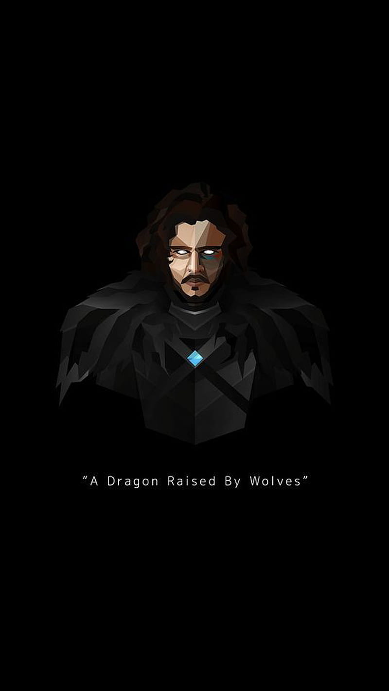 Game of Thrones, 929, amoled, dragon, minimal, simple wolves, HD phone wallpaper