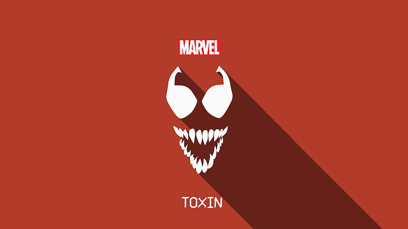 Toxin Symbiote , marvel, symbiote, toxin, vector, HD wallpaper
