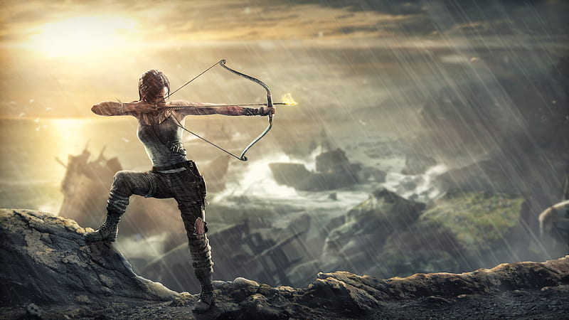 Lara Croft Tomb Raider , lara-croft, tomb-raider, games, artist, artwork, digital-art, HD wallpaper