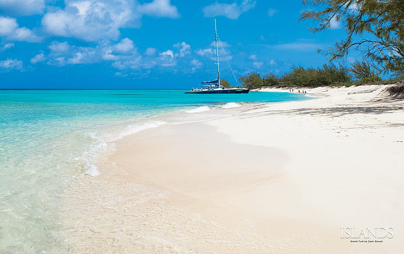 Turks and Caicos Island, resort beach, beach island, turks and caicos, beautiful beach, HD wallpaper