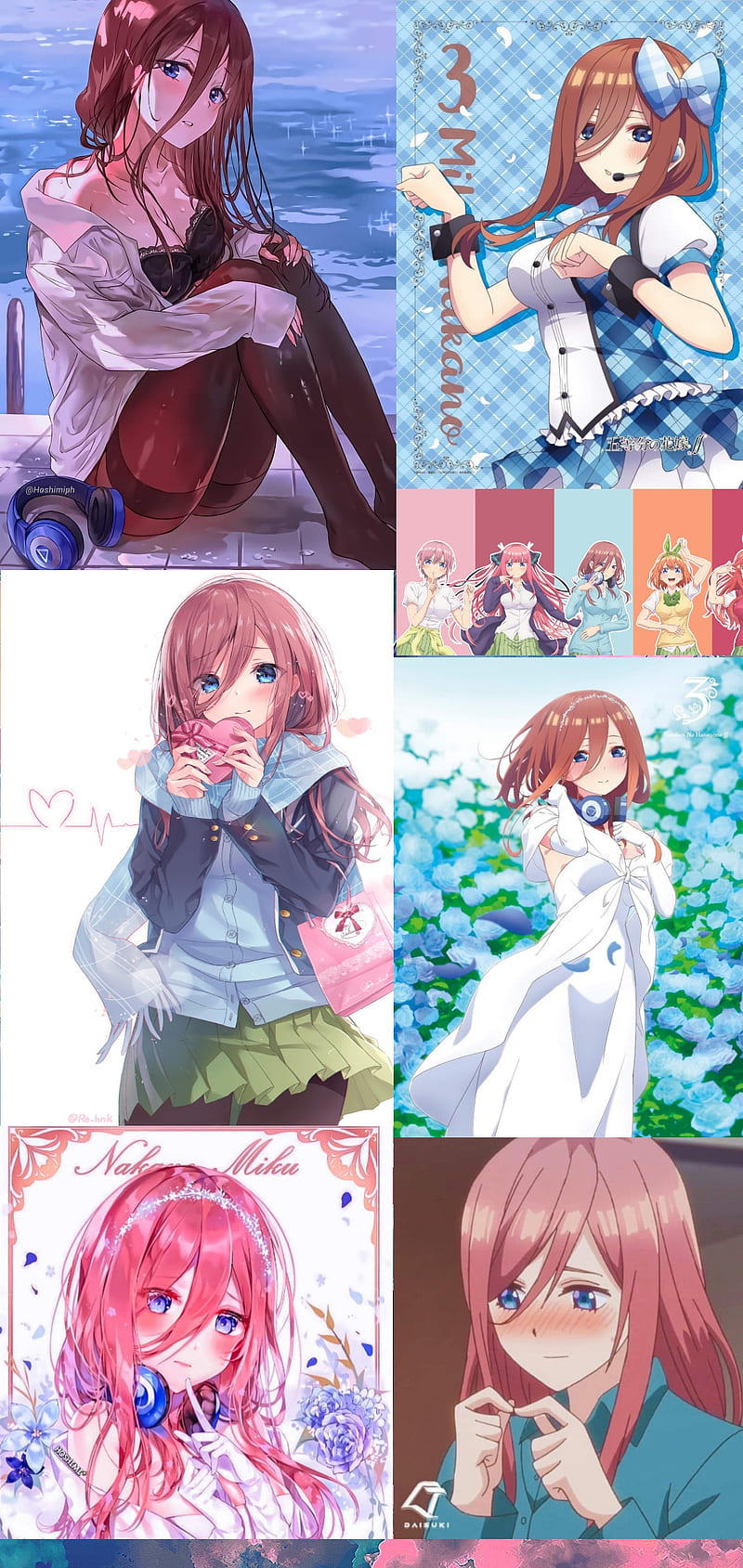 Miku, miku nakano, wifu, anime, miku , nino, HD phone wallpaper