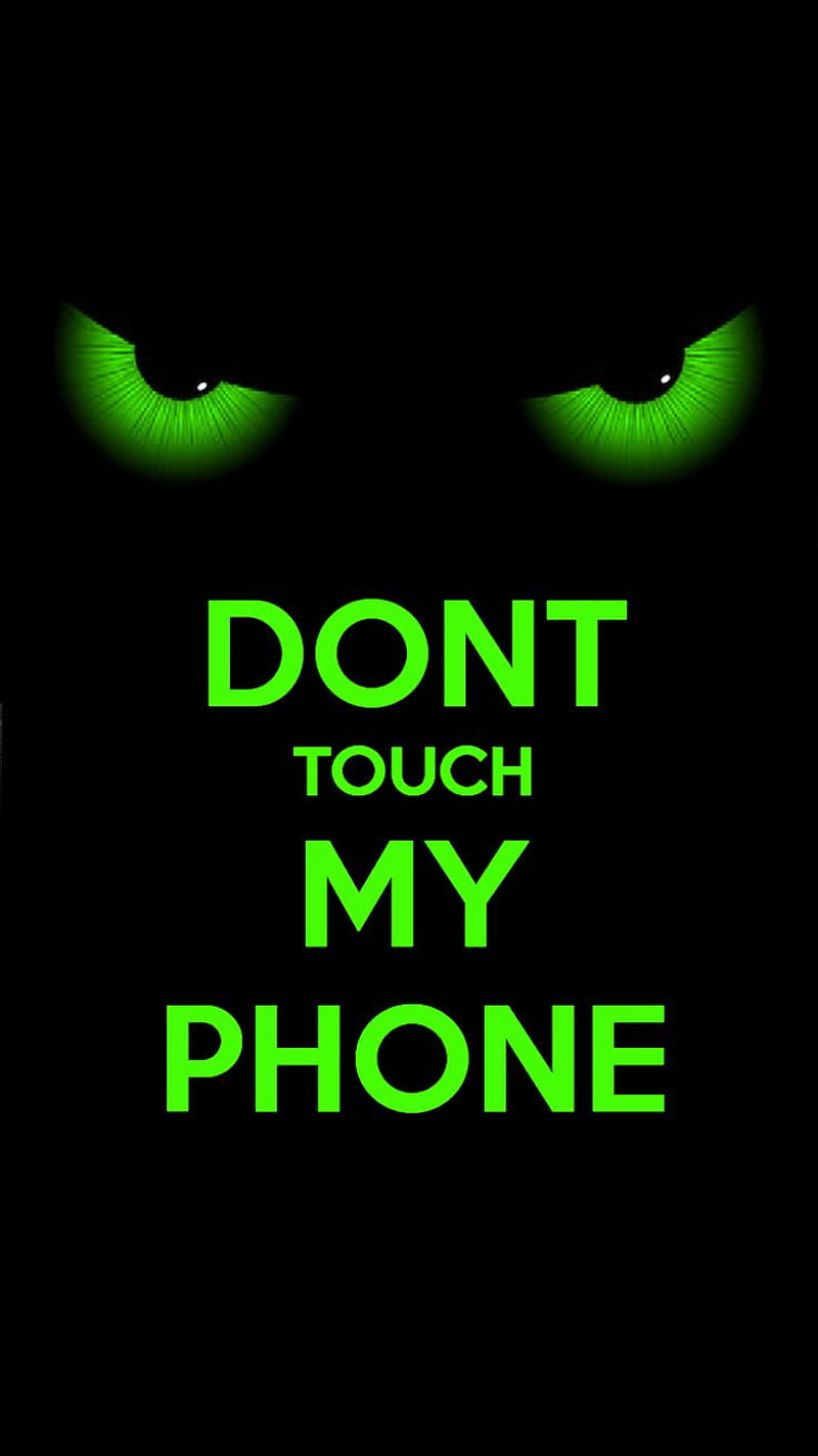 DONT TOUCH MY PHONE, calm, normal, lock, screen, devil, ha, HD ...