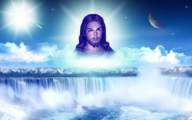 Jesus, Galaxy Effect, lord, god, jesus christ, HD phone wallpaper | Peakpx