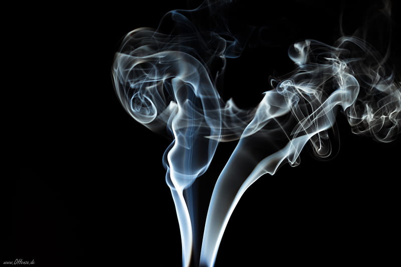 smoke, black, background, transparent, HD wallpaper