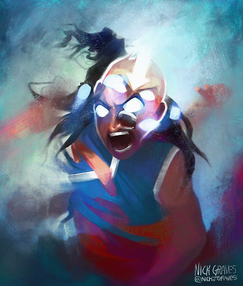 Creepy Avatar , aang, netflix, the avatar, the last airbender, HD phone wallpaper