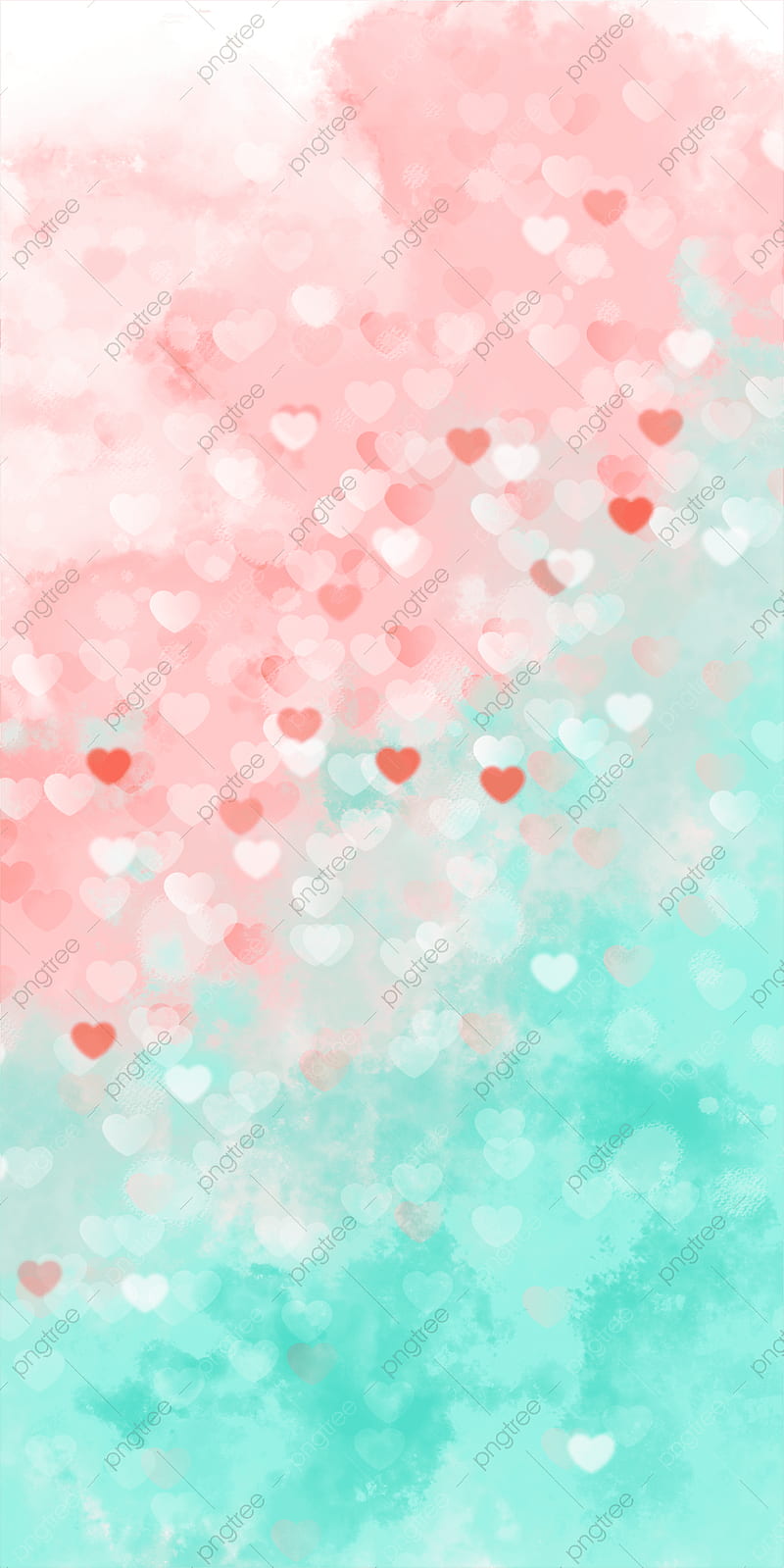 Valentines Day Pink And Blue Heart Background, Valentine S Day, Love, Background for, HD phone wallpaper