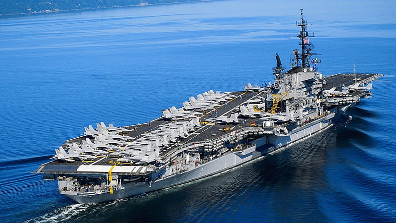 Aircraft Carrier USS Midway CV-41, Aircraft Carrier, USS, Ship, Military, Midway, CV-41, HD wallpaper