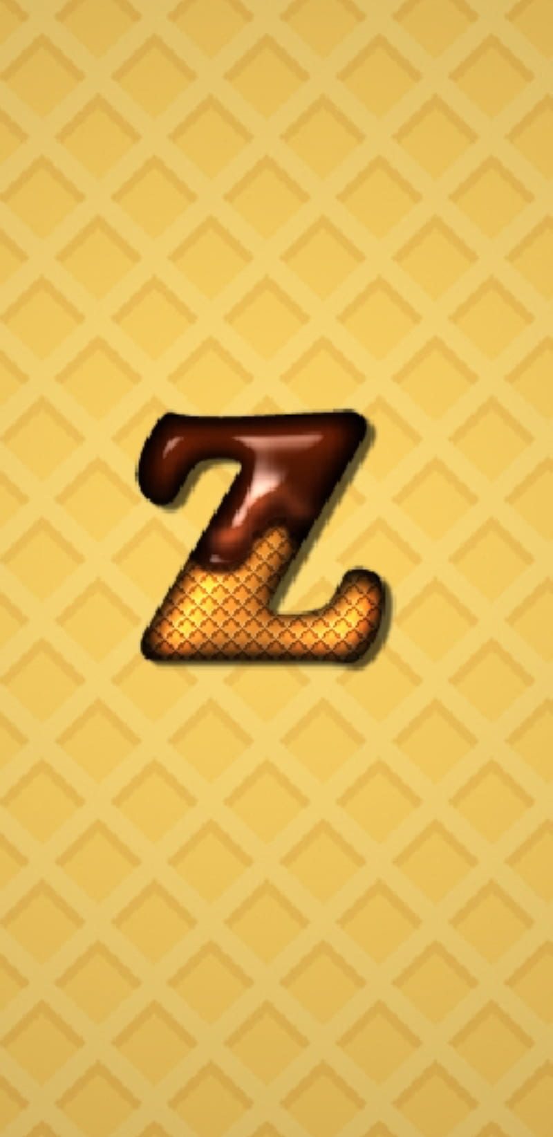 Z letter , waffel, letters, chocolat, alphabets, alphabet, HD phone wallpaper