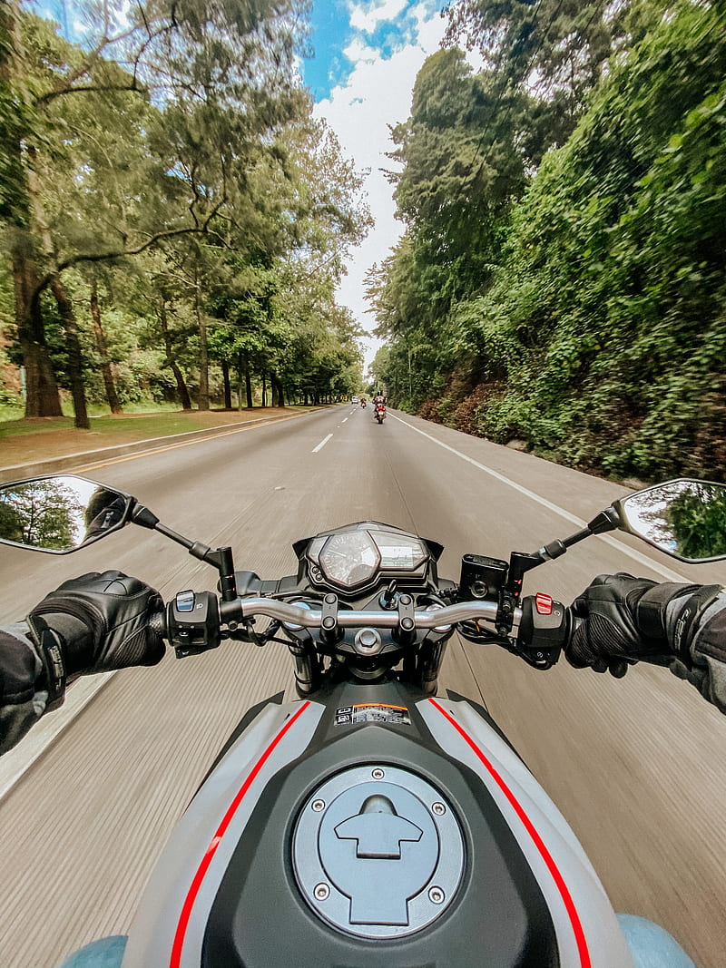 motorcycle, bike, road, speed, HD phone wallpaper