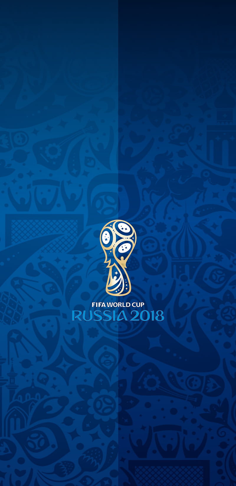 world cup, 2018, blue, football, russia, russia 2018, world cup 2018, HD phone wallpaper