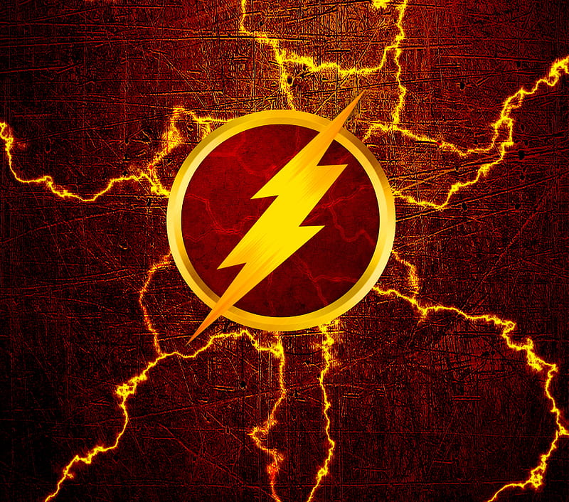 The Flash, darkdroid, dc, red, yellow, HD wallpaper
