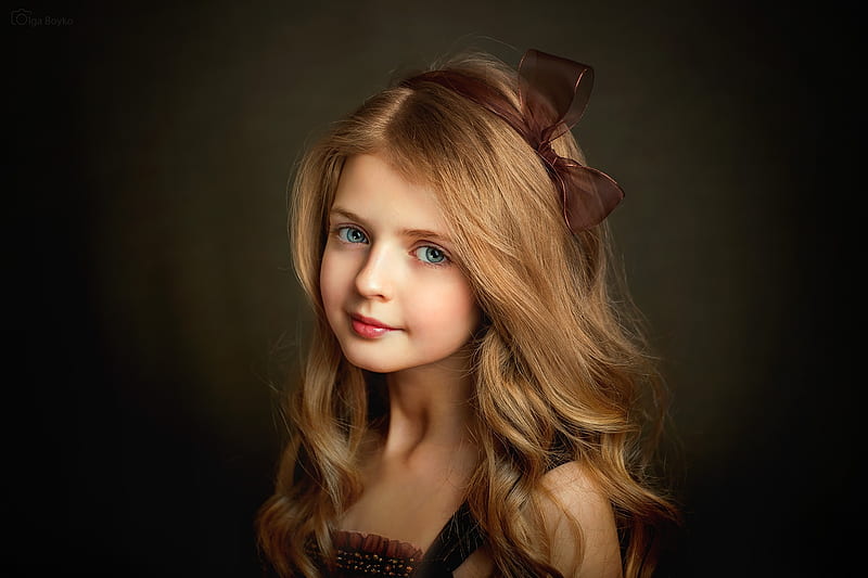 Little Girl, Girl, Beauty, Smile, Hairstyle, HD wallpaper | Peakpx