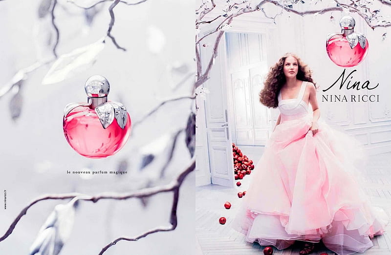 woman, pink, model, nina ricci, perfume, girl, HD wallpaper | Peakpx