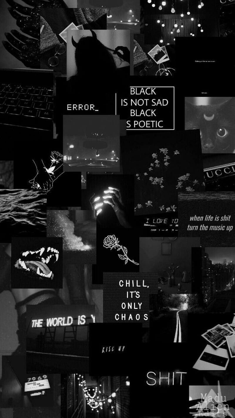 Black white Tumblr, black, tumblr, white, HD phone wallpaper