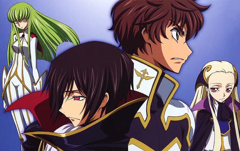 4k Descarga Gratis Anime Lelouch Lamperouge Suzaku Kururugi Code Geass Cc Code Geass V