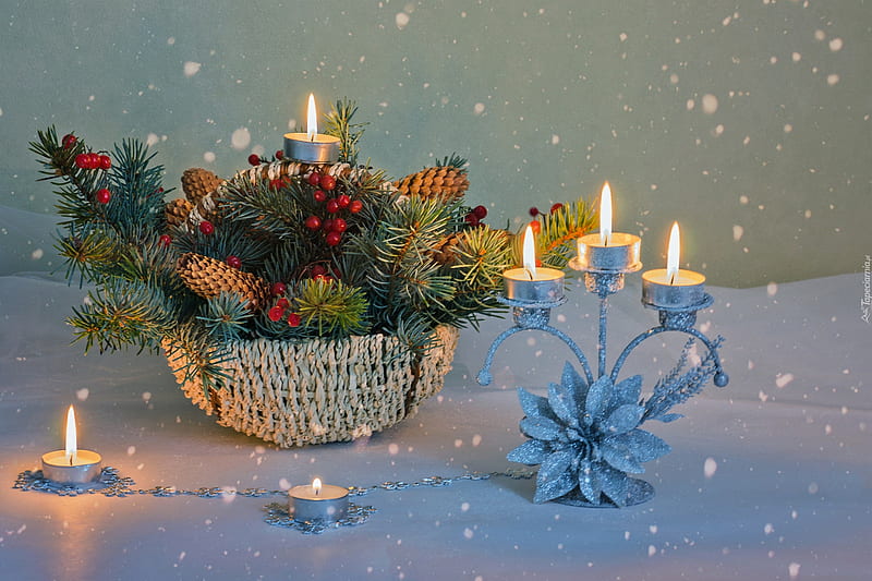 Christmas is coming, beauty, holidays, christmas, winter, still life, HD wallpaper
