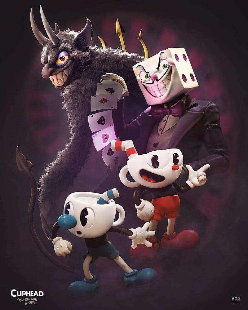 Cuphead, horror, HD phone wallpaper