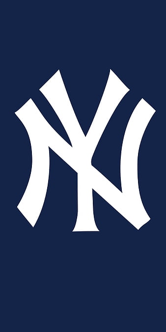 New York Yankees flag, , blue and white 3D waves, MLB, american ...