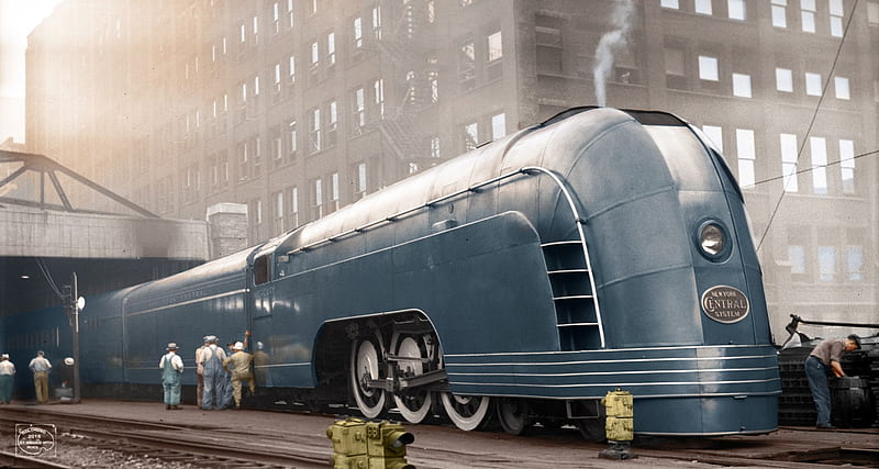 1936 Mercury Streamliner, train, streamline, engine, art deco, mercury, vintage, HD wallpaper