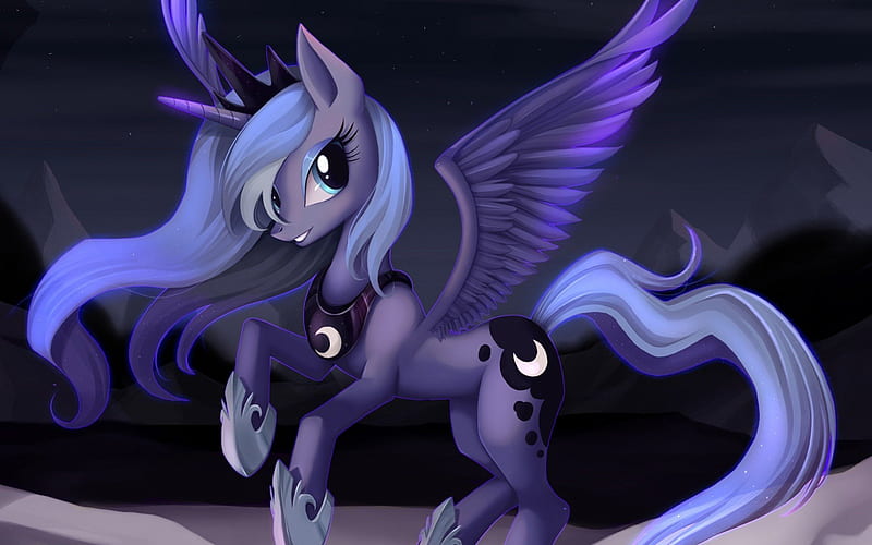 Princess Luna - MLP, My Little Pony, Friendship is Magic, Princess, moon, HD wallpaper